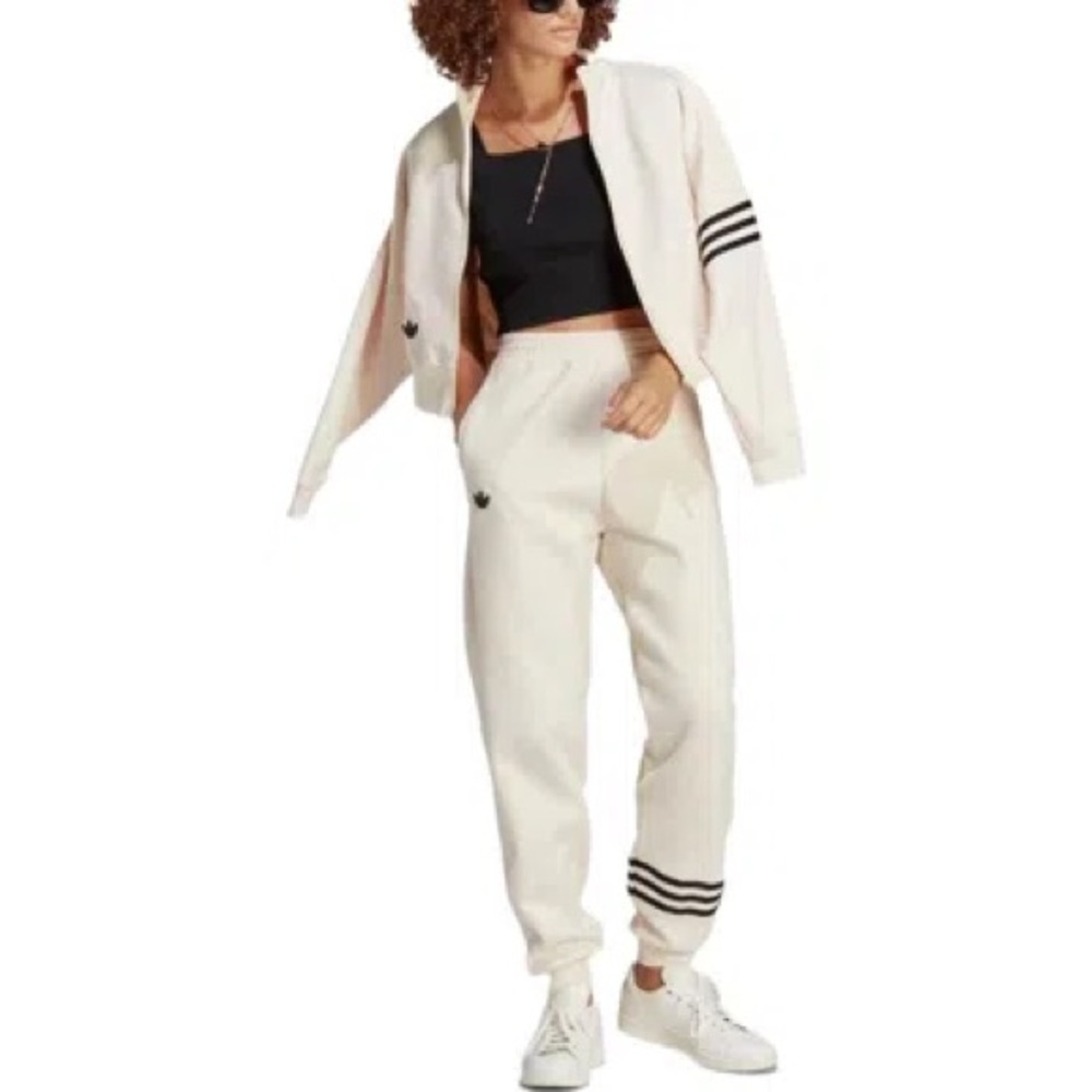 adidas Women's Cream jogger pant - Picture 1 of 10